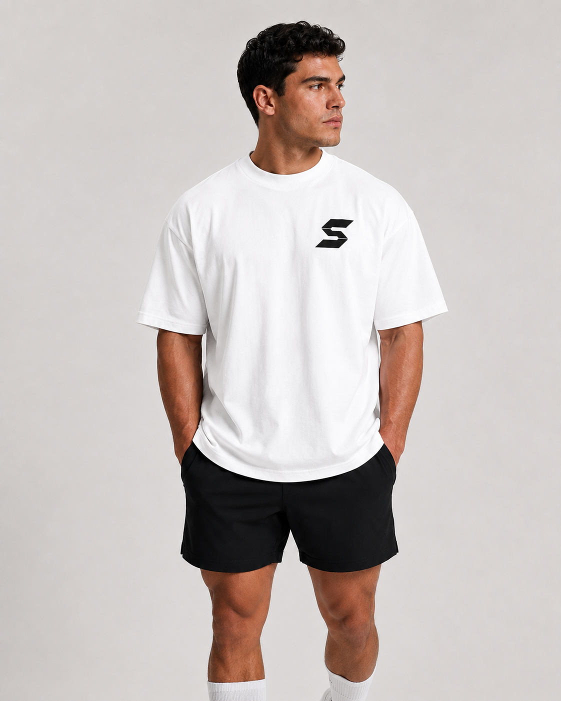 Drop 001 Oversized Tee - White
