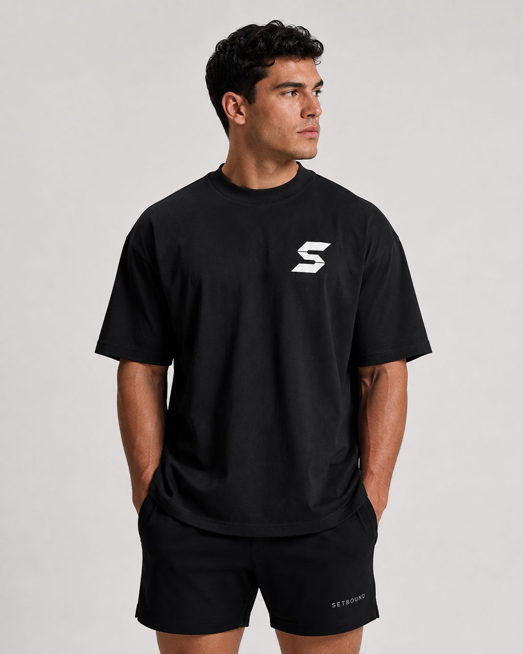 Drop 001 Oversized Tee - Black