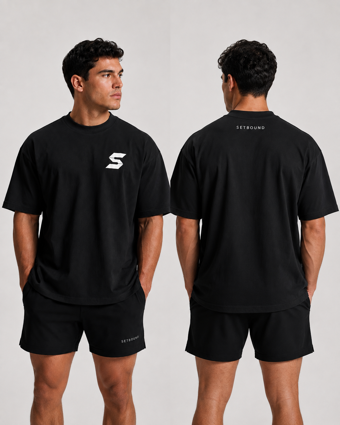 Drop 001 Oversized Tee - Black