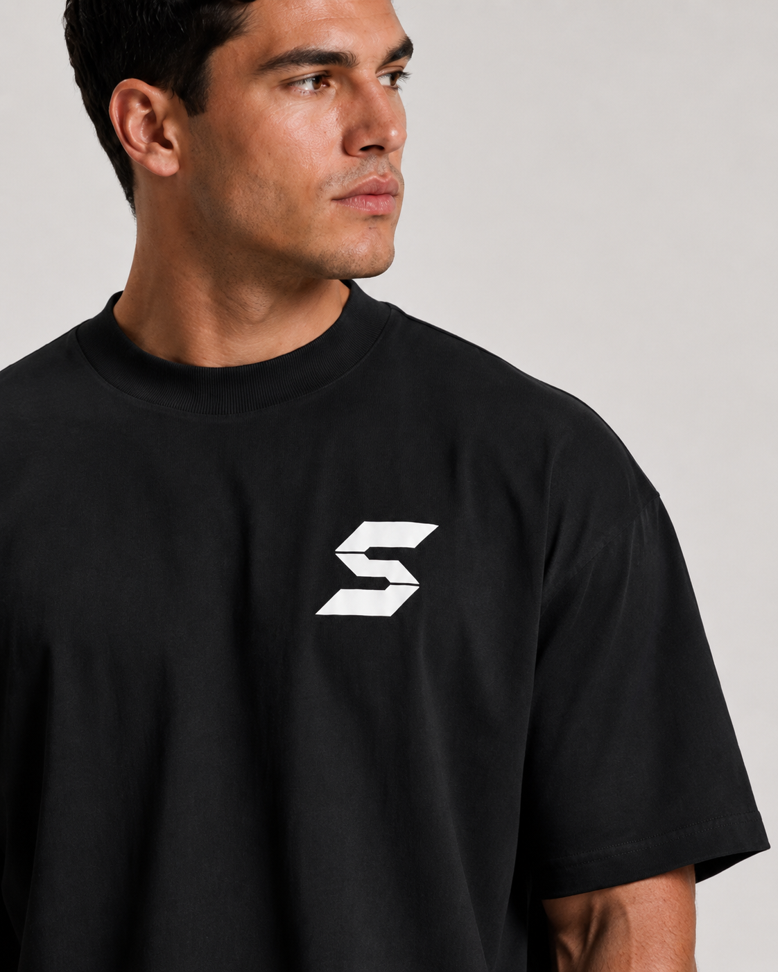 Drop 001 Oversized Tee - Black