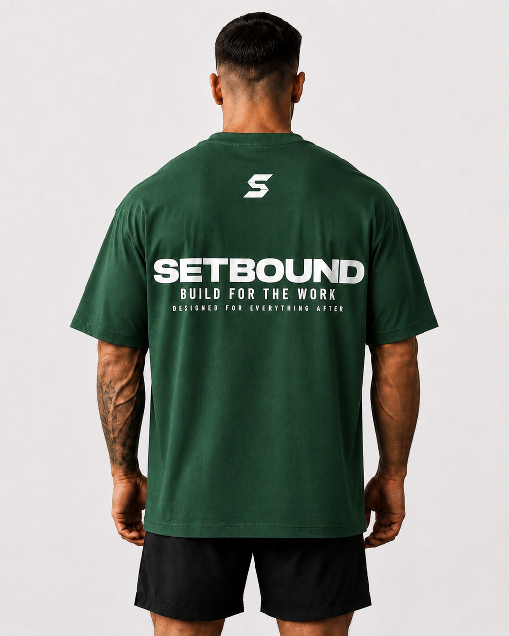 DROP 001 // Signature Oversized Tee - Forest Green