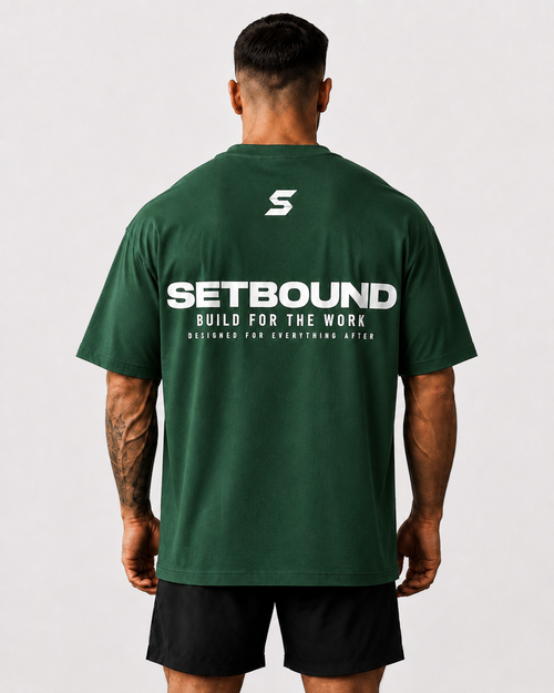 DROP 001 // Signature Oversized Tee - Forest Green
