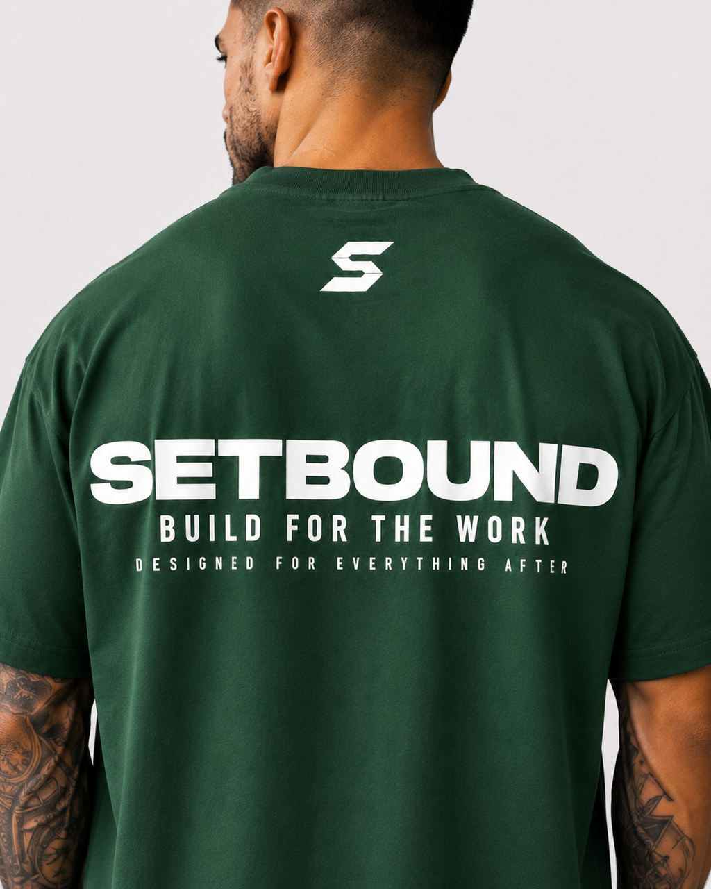 DROP 001 // Signature Oversized Tee - Forest Green