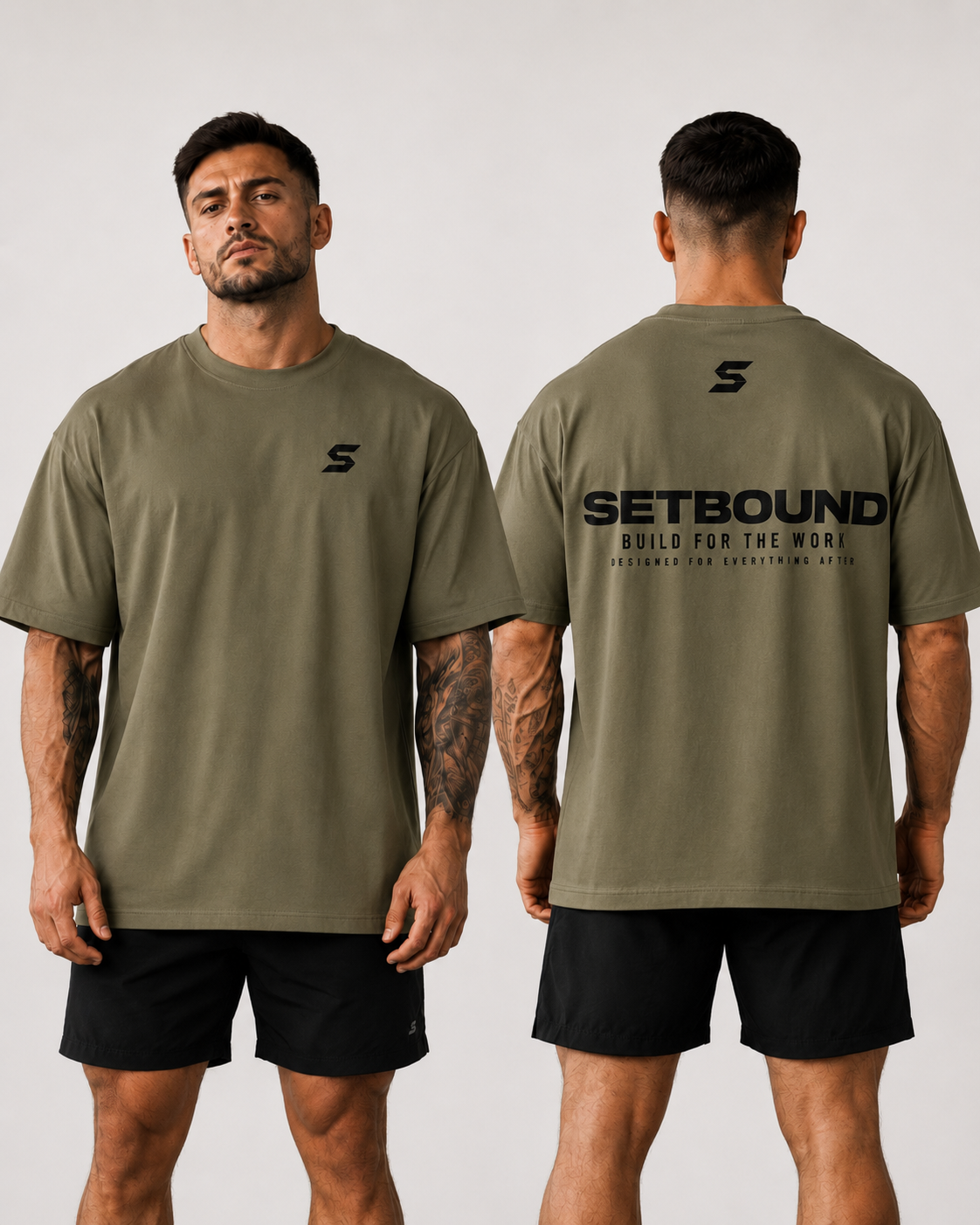 DROP 001 // Signature Oversized Tee - Artichoke