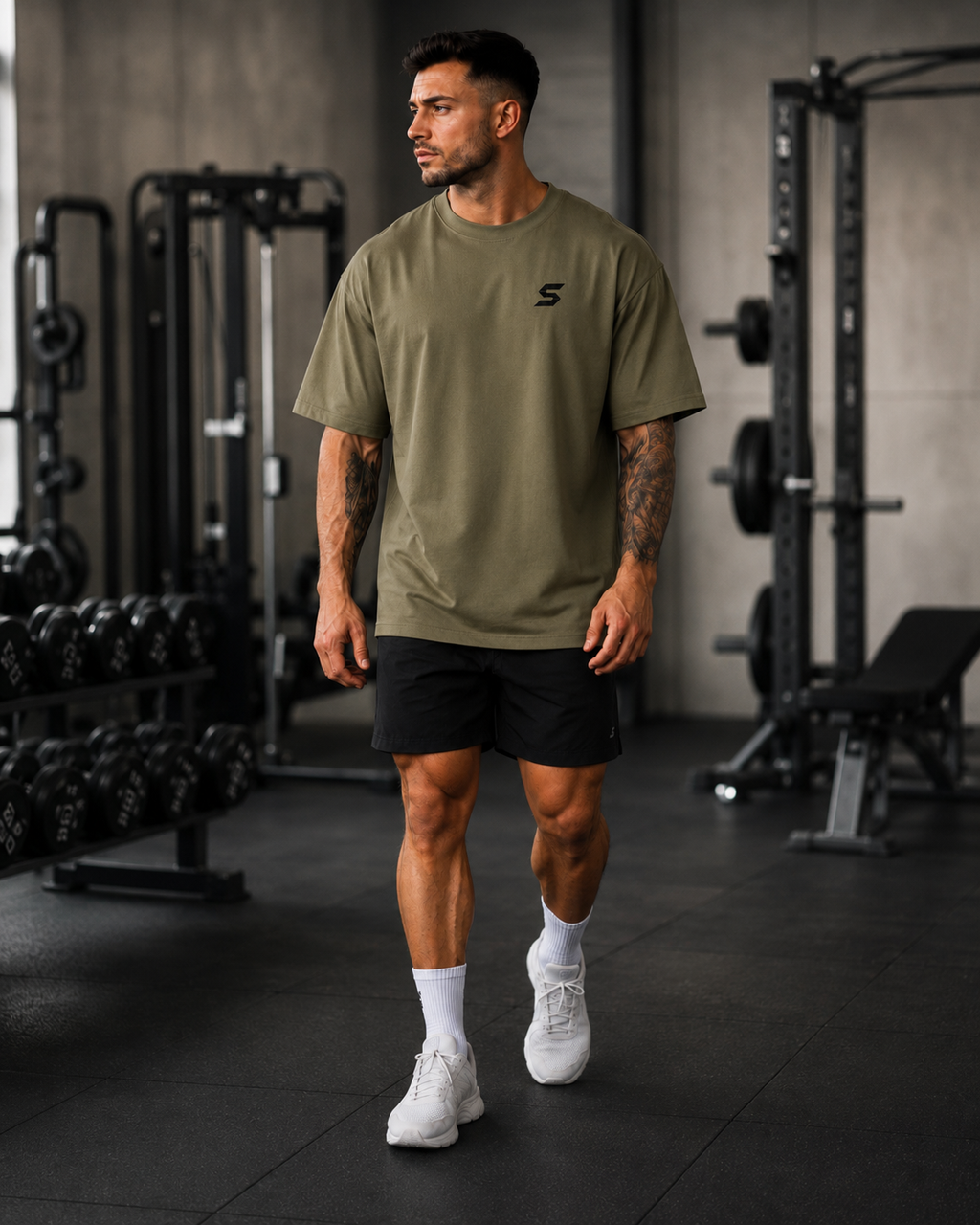 DROP 001 // Signature Oversized Tee - Artichoke