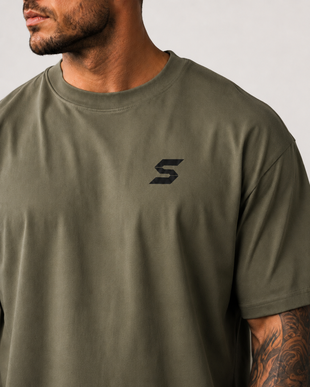 DROP 001 // Signature Oversized Tee - Artichoke