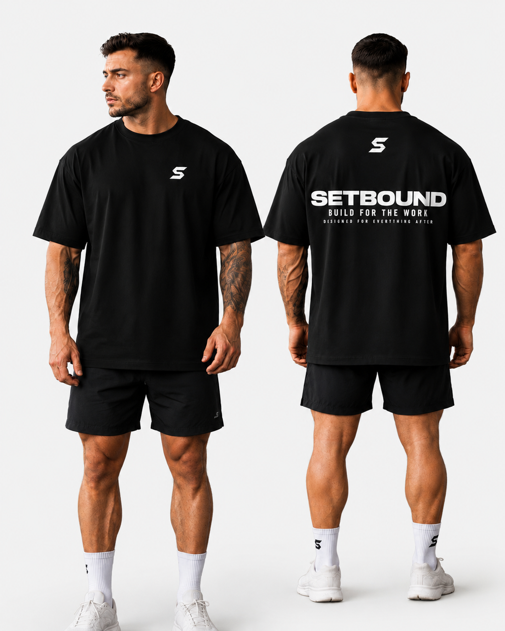 DROP 001 // Signature Oversized Tee - Black