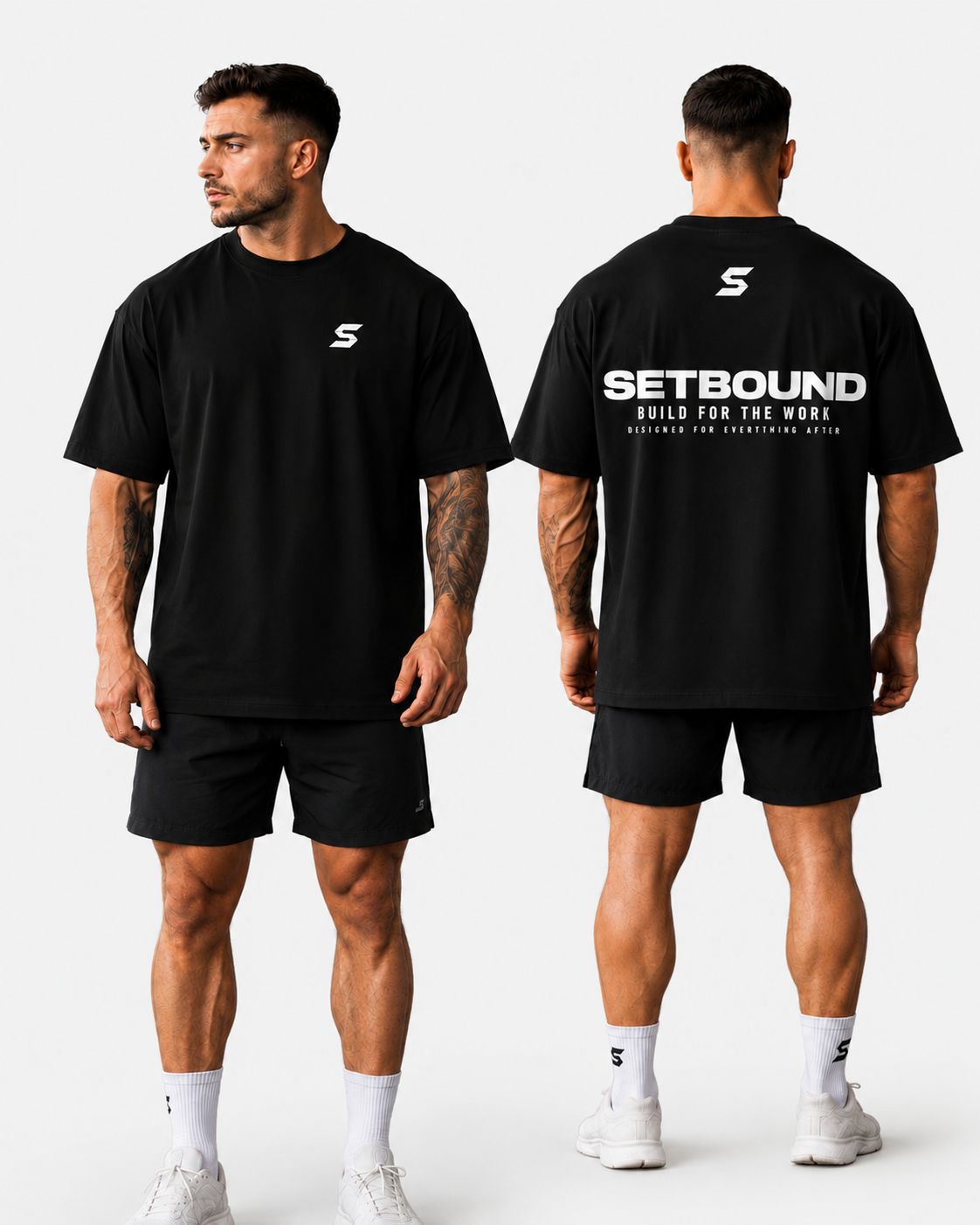 DROP 001 // Signature Oversized Tee - Black