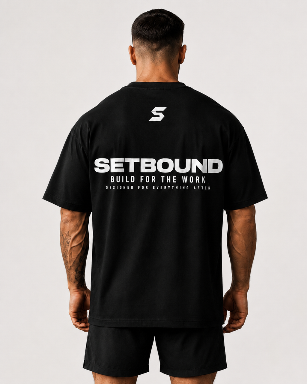 DROP 001 // Signature Oversized Tee - Black