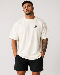 DROP 001 // Signature Oversized Tee - Off White