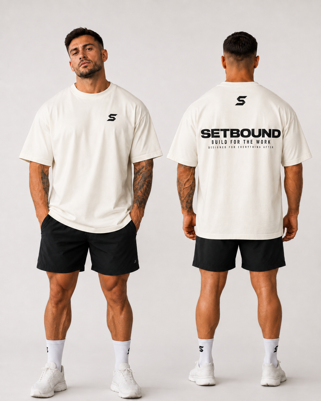DROP 001 // Signature Oversized Tee - Off White