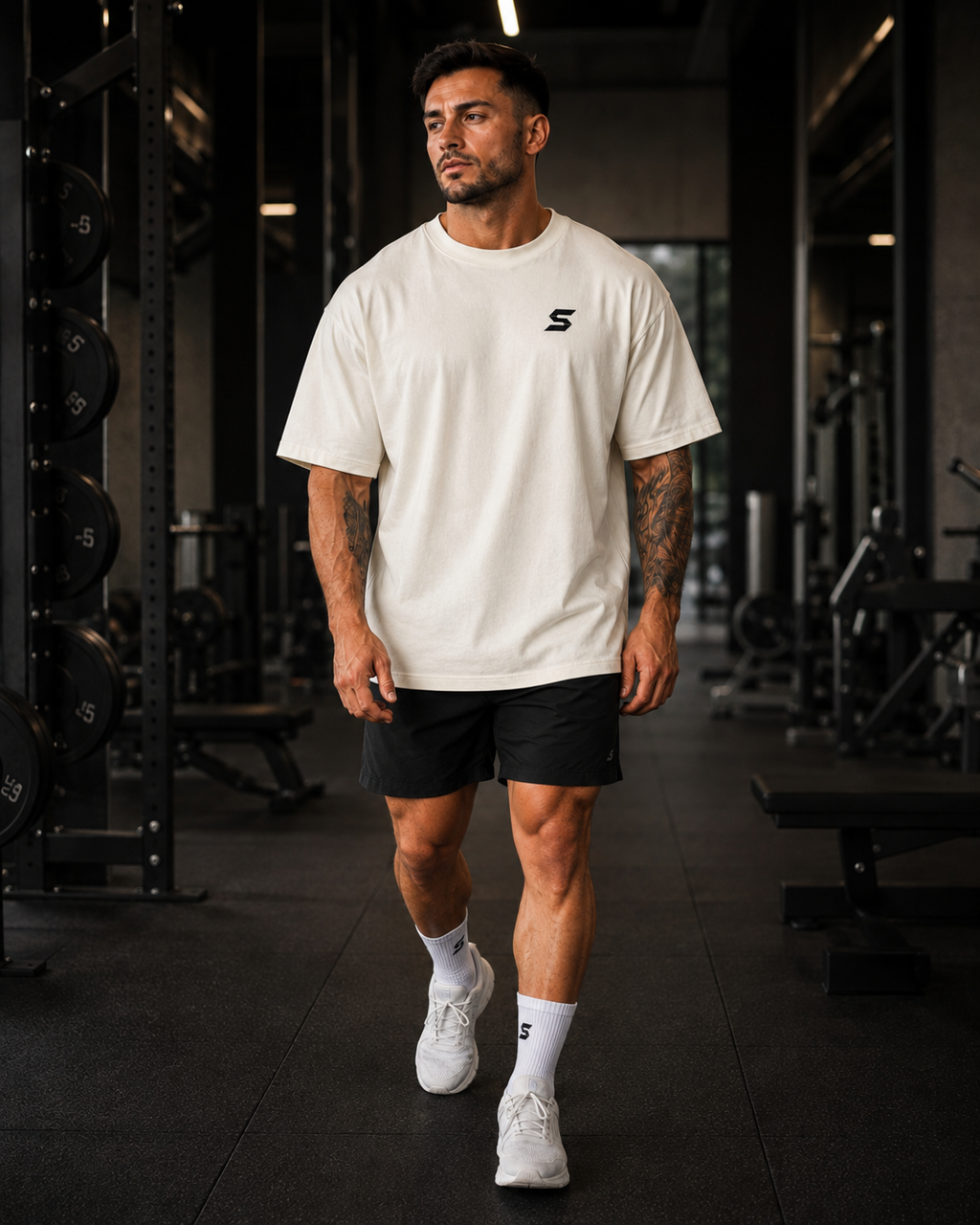 DROP 001 // Signature Oversized Tee - Off White